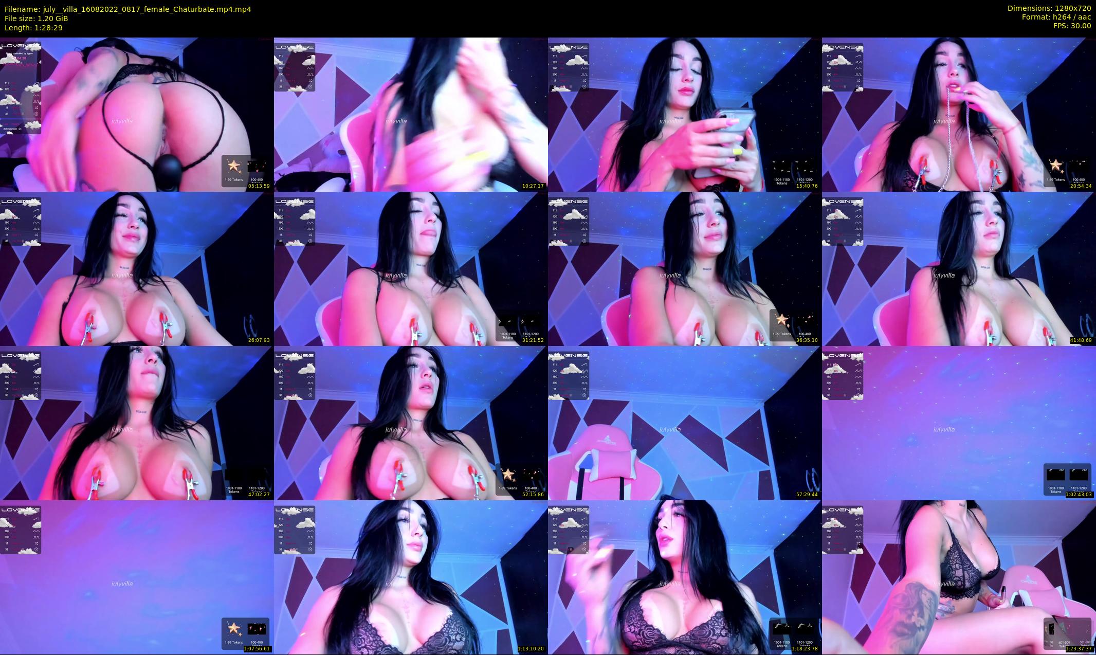 july__villa — 89 minute Chaturbate female cam show recording, 720p, Aug 16, 2022