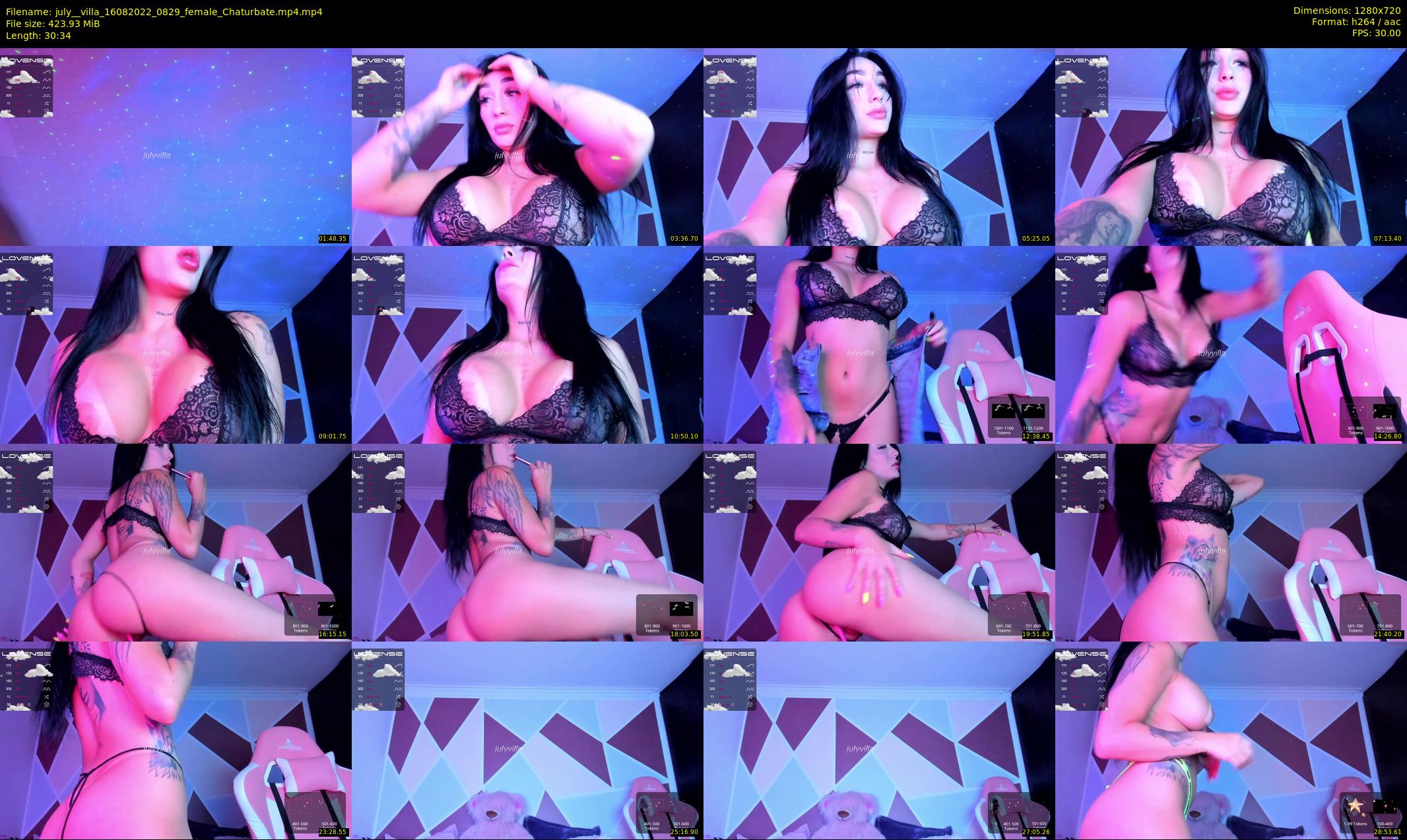 july__villa — 31 minute Chaturbate female cam show recording, 720p, Aug 16, 2022