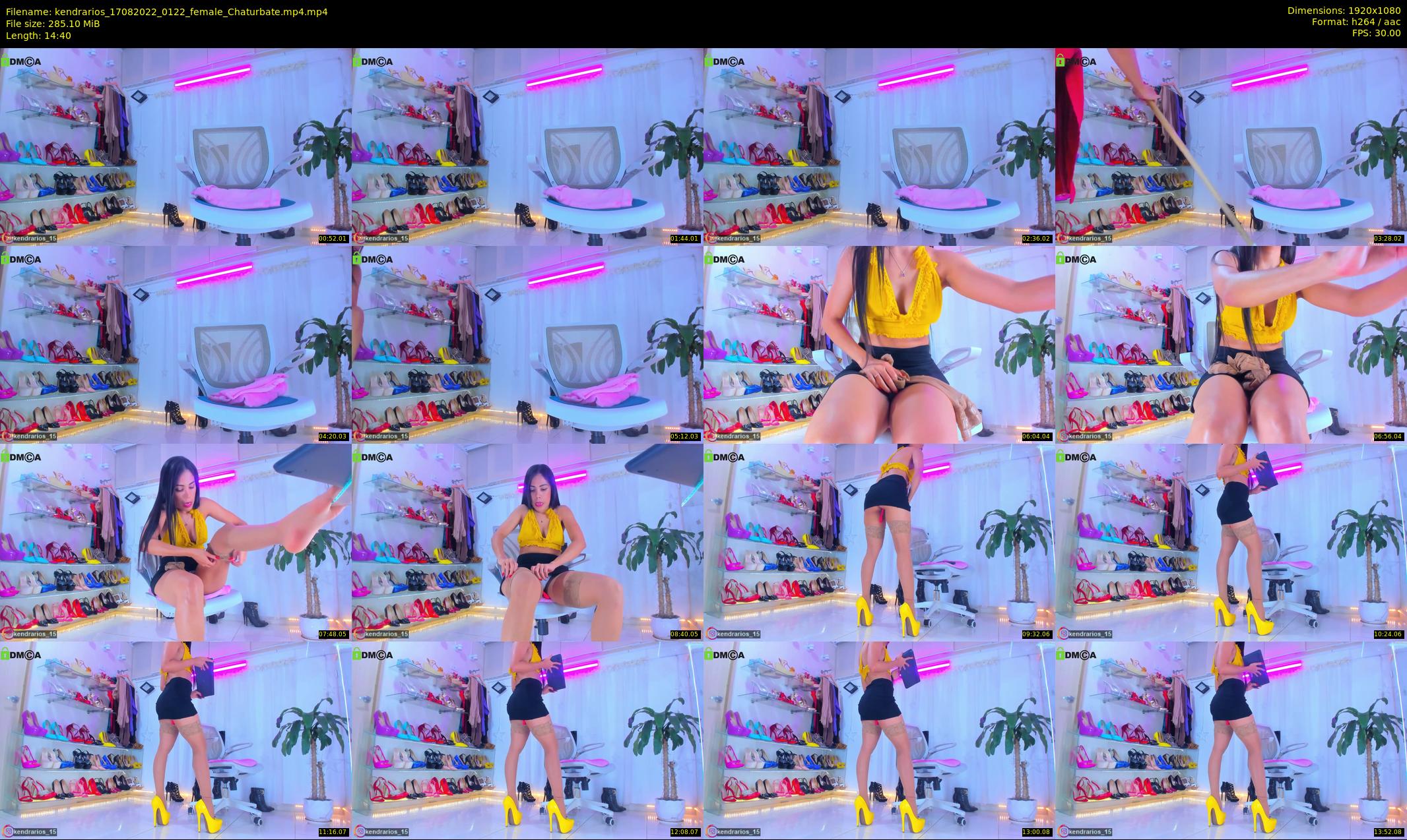 kendrarios — 15 minute Chaturbate female cam show recording, 1080p, Aug 17, 2022