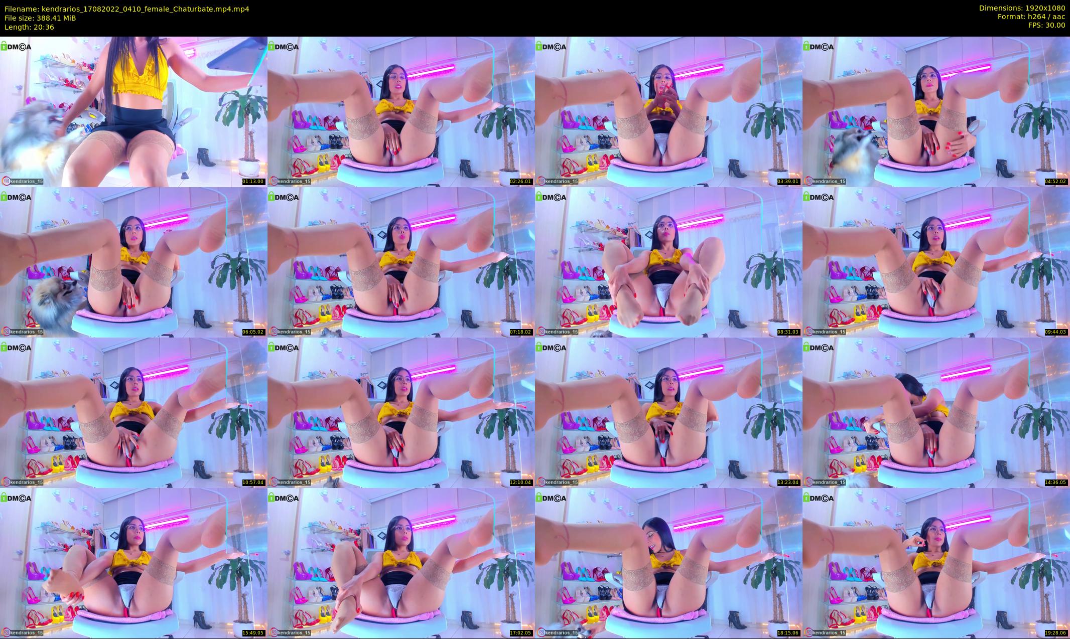 kendrarios — 21 minute Chaturbate female cam show recording, 1080p, Aug 17, 2022