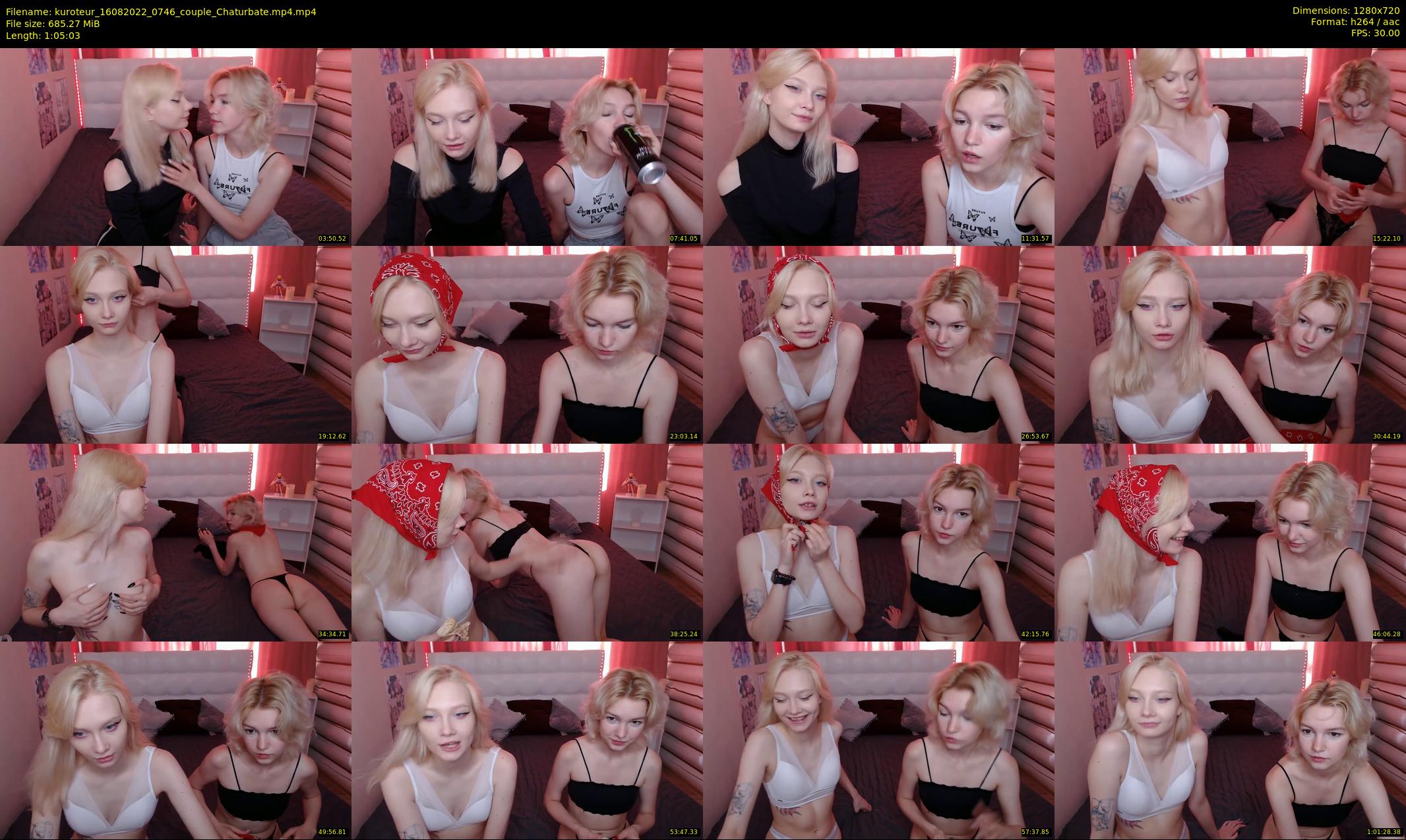 kuroteur — 66 minute Chaturbate couple cam show recording, 720p, Aug 16, 2022