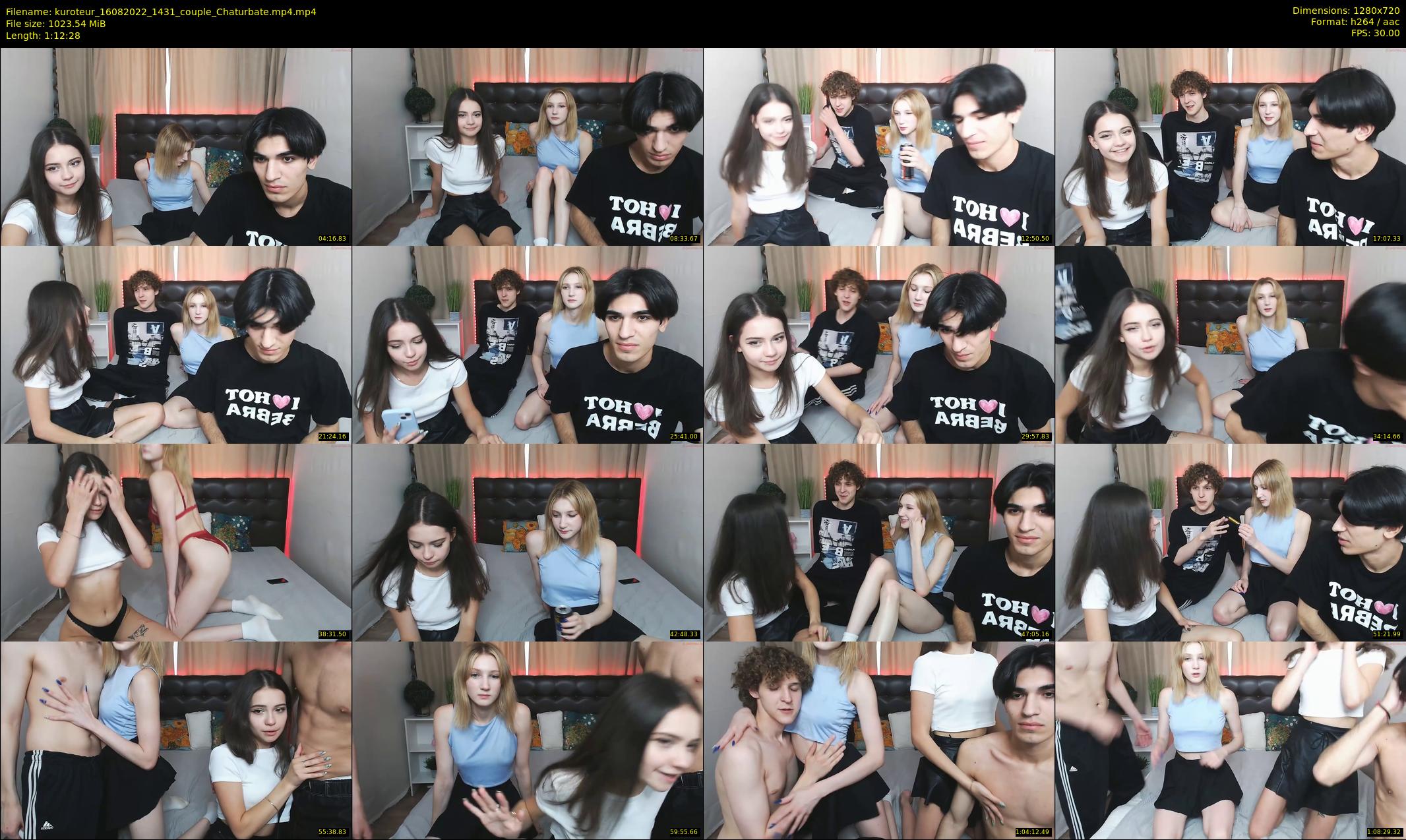kuroteur — 73 minute Chaturbate couple cam show recording, 720p, Aug 16, 2022
