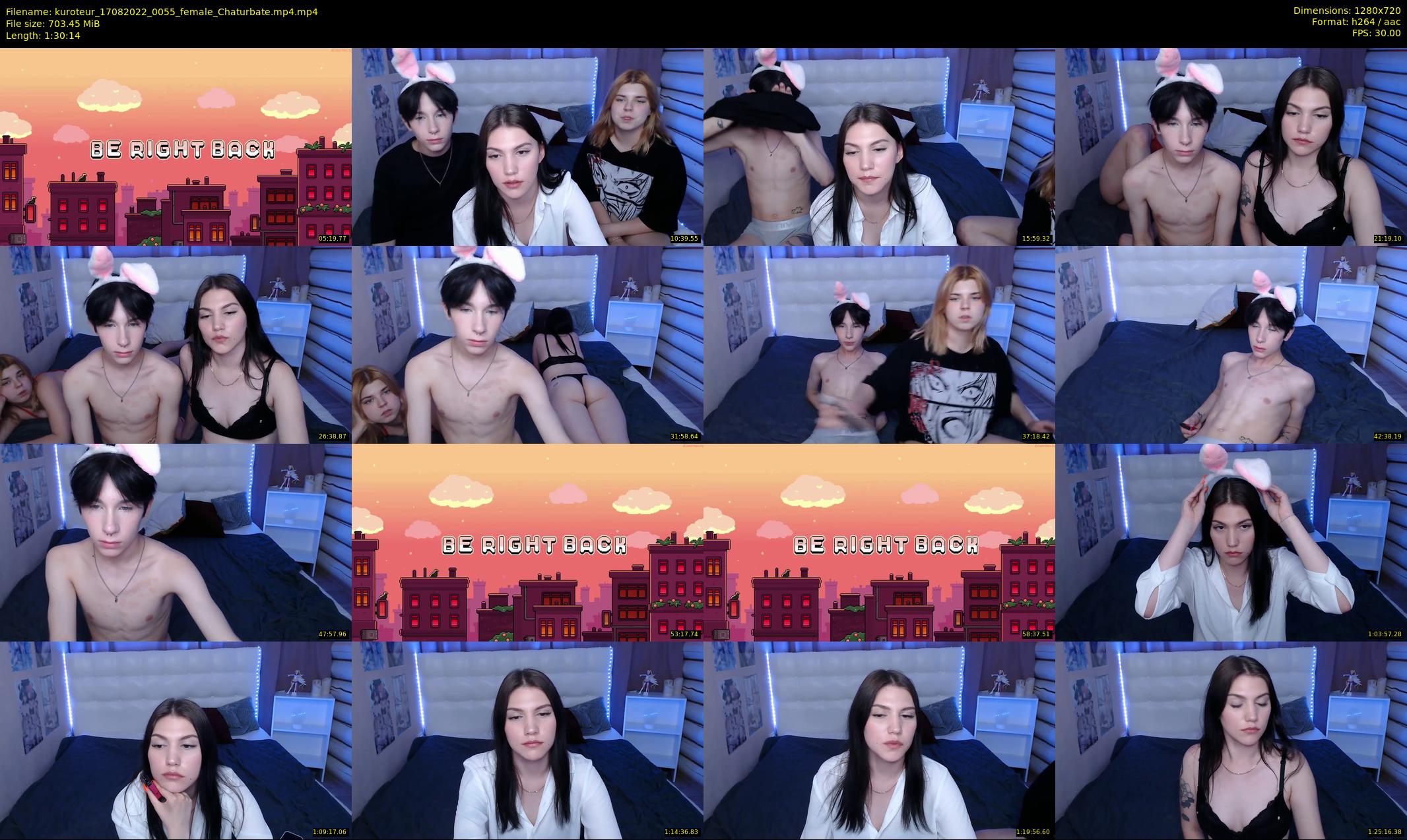 kuroteur — 91 minute Chaturbate couple cam show recording, 720p, Aug 17, 2022