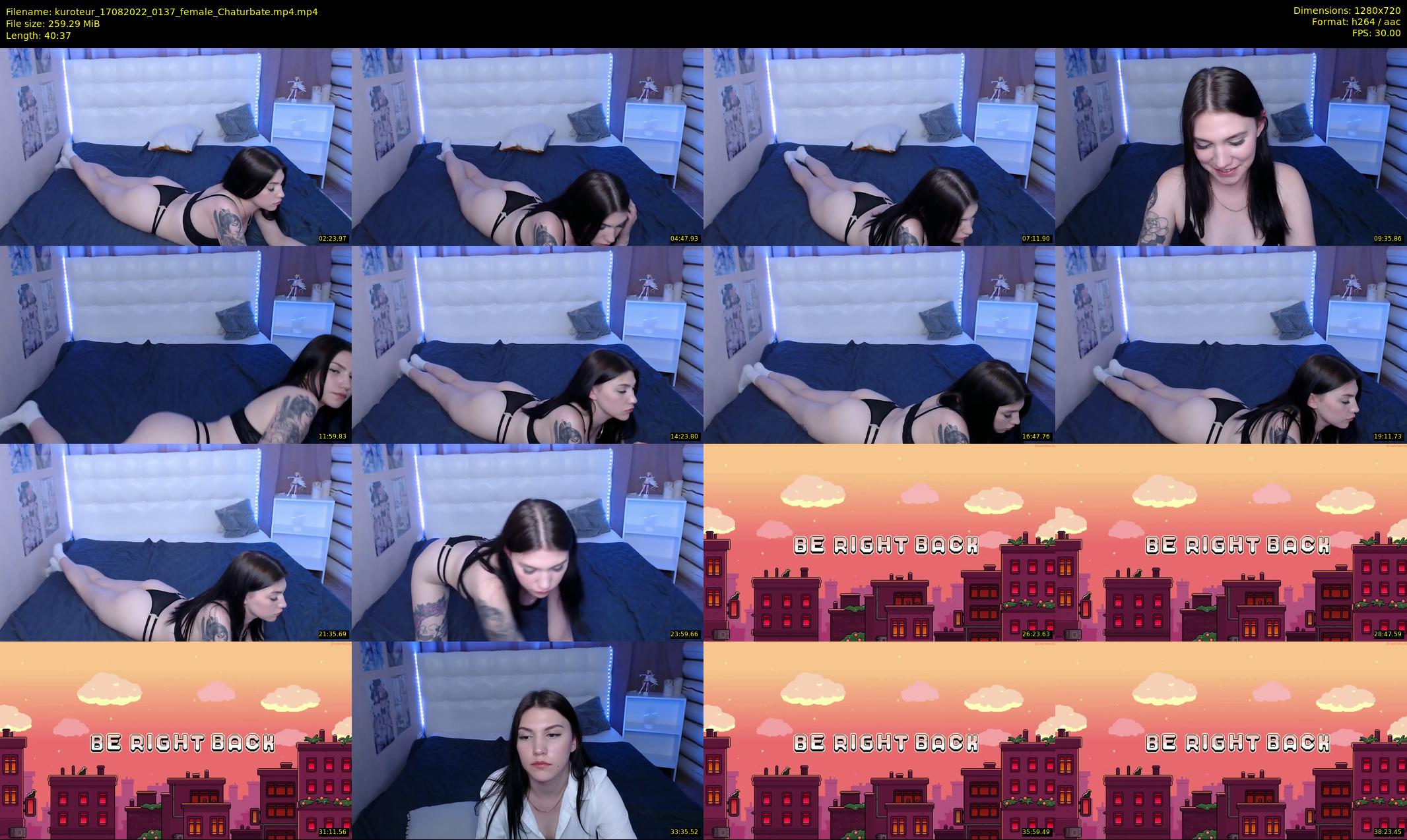 kuroteur — 41 minute Chaturbate couple cam show recording, 720p, Aug 17, 2022