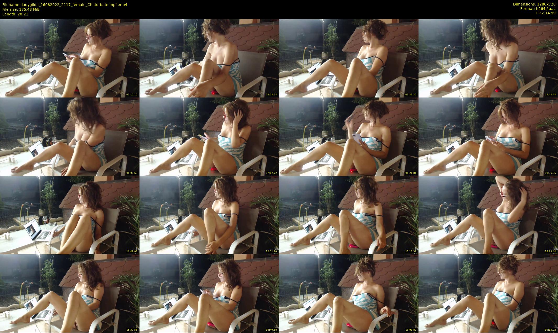 ladygilda — 21 minute Chaturbate female cam show recording, 720p, Aug 16, 2022