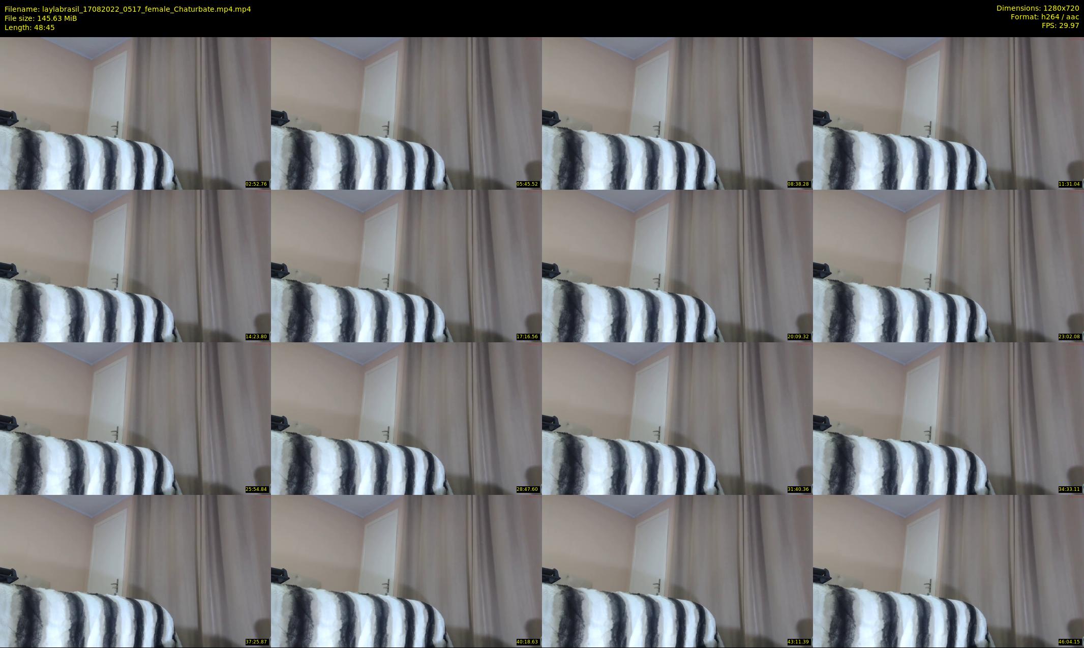 laylabrasil — 49 minute Chaturbate female cam show recording, 720p, Aug 17, 2022