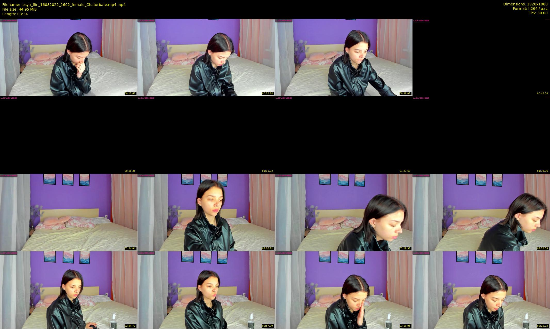 lesya_flin — 4 minute Chaturbate female cam show recording, 1080p, Aug 16, 2022