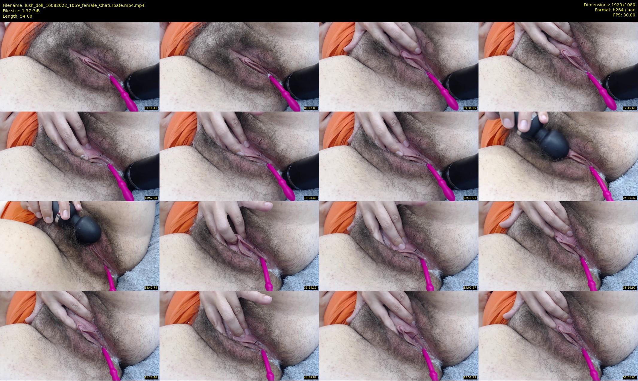 lush_doll — 54 minute Chaturbate female cam show recording, 1080p, Aug 16, 2022