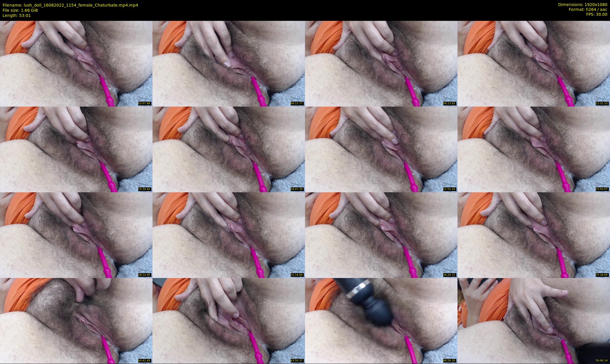 lush_doll — 54 minute Chaturbate female cam show recording, 1080p, Aug 16, 2022