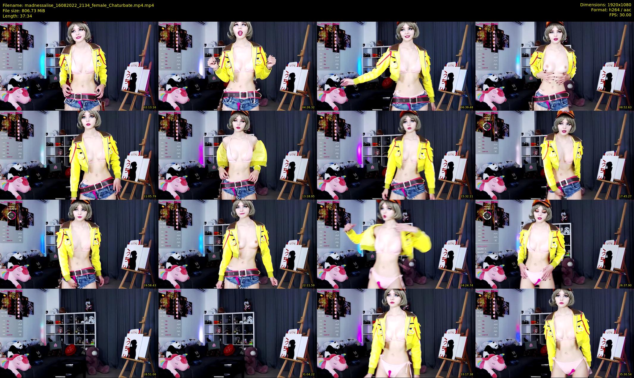 madnessalise — 38 minute Chaturbate female cam show recording, 1080p, Aug 16, 2022