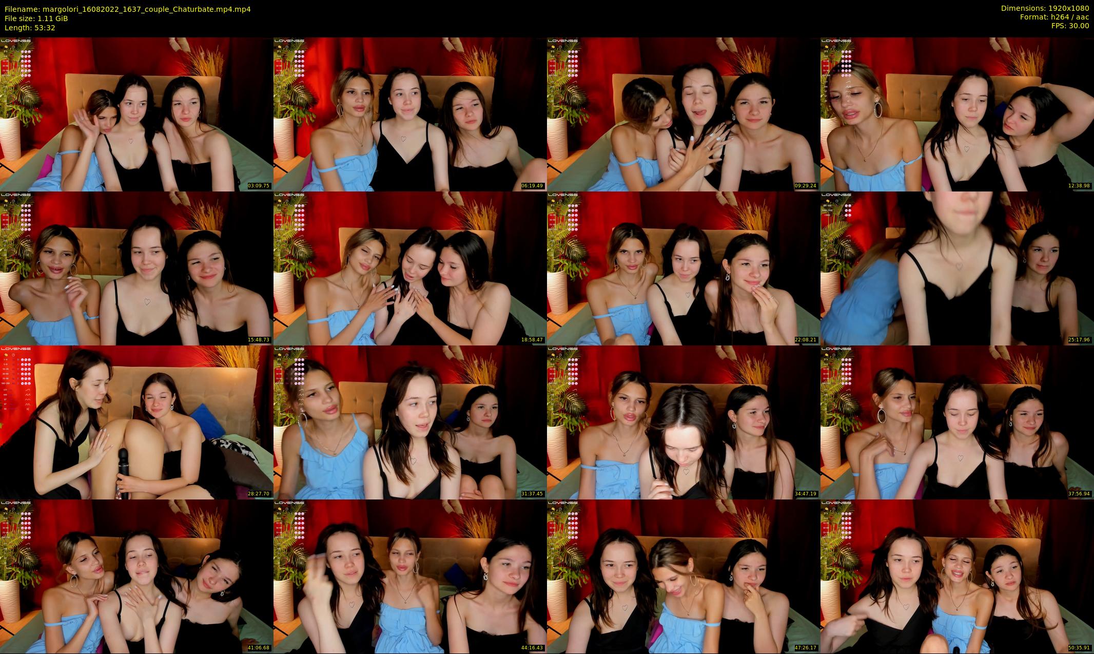 margolori — 54 minute Chaturbate couple cam show recording, 1080p, Aug 16, 2022