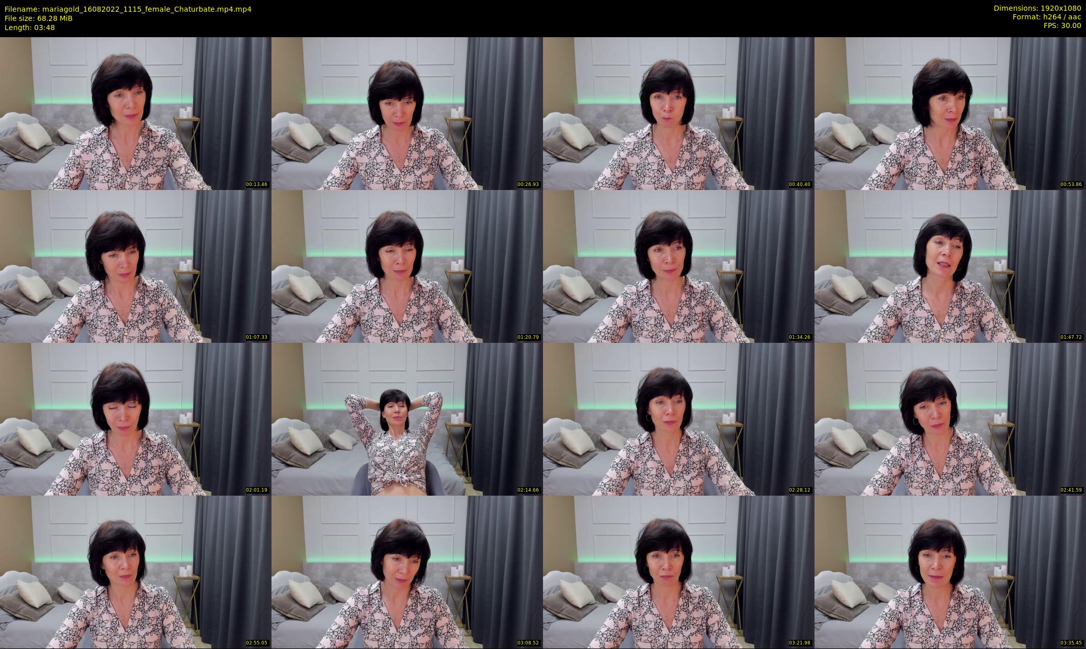 mariagold — 4 minute Chaturbate female cam show recording, 1080p, Aug 16, 2022