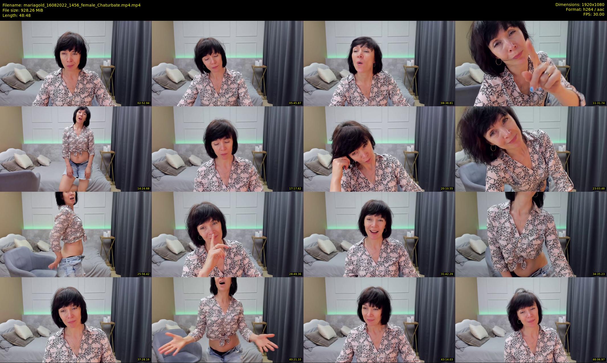 mariagold — 49 minute Chaturbate female cam show recording, 1080p, Aug 16, 2022
