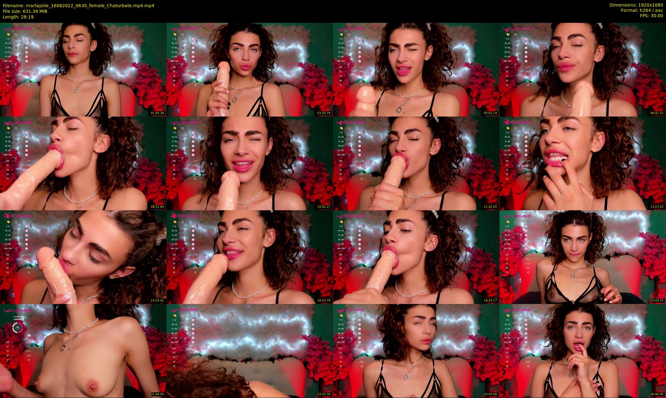 martajolie — 29 minute Chaturbate female cam show recording, 1080p, Aug 16, 2022