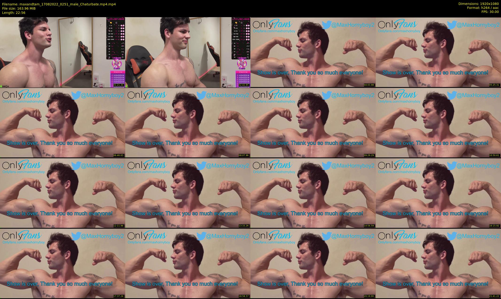maxandtam — 23 minute Chaturbate couple cam show recording, 1080p, Aug 17, 2022