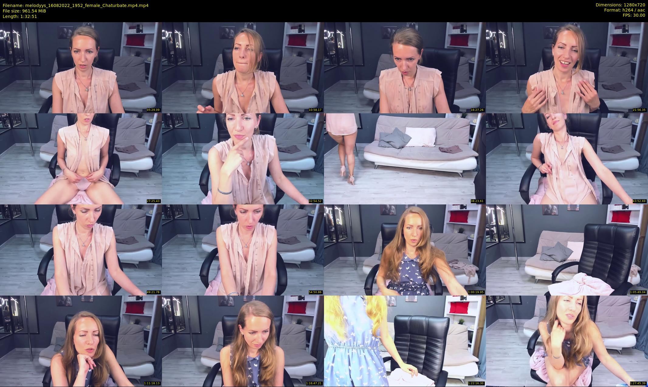 melodyys — 93 minute Chaturbate female cam show recording, 720p, Aug 16, 2022