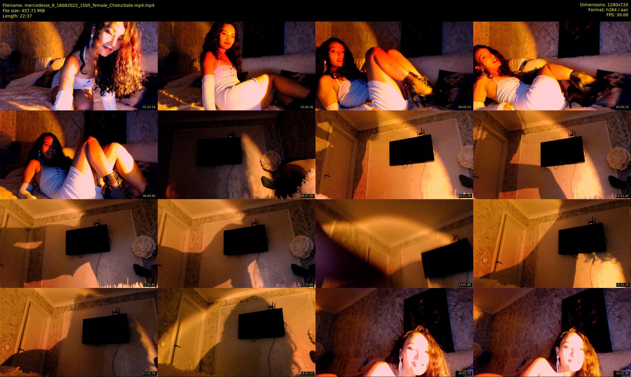 mercedesss_8 — 23 minute Chaturbate female cam show recording, 720p, Aug 16, 2022