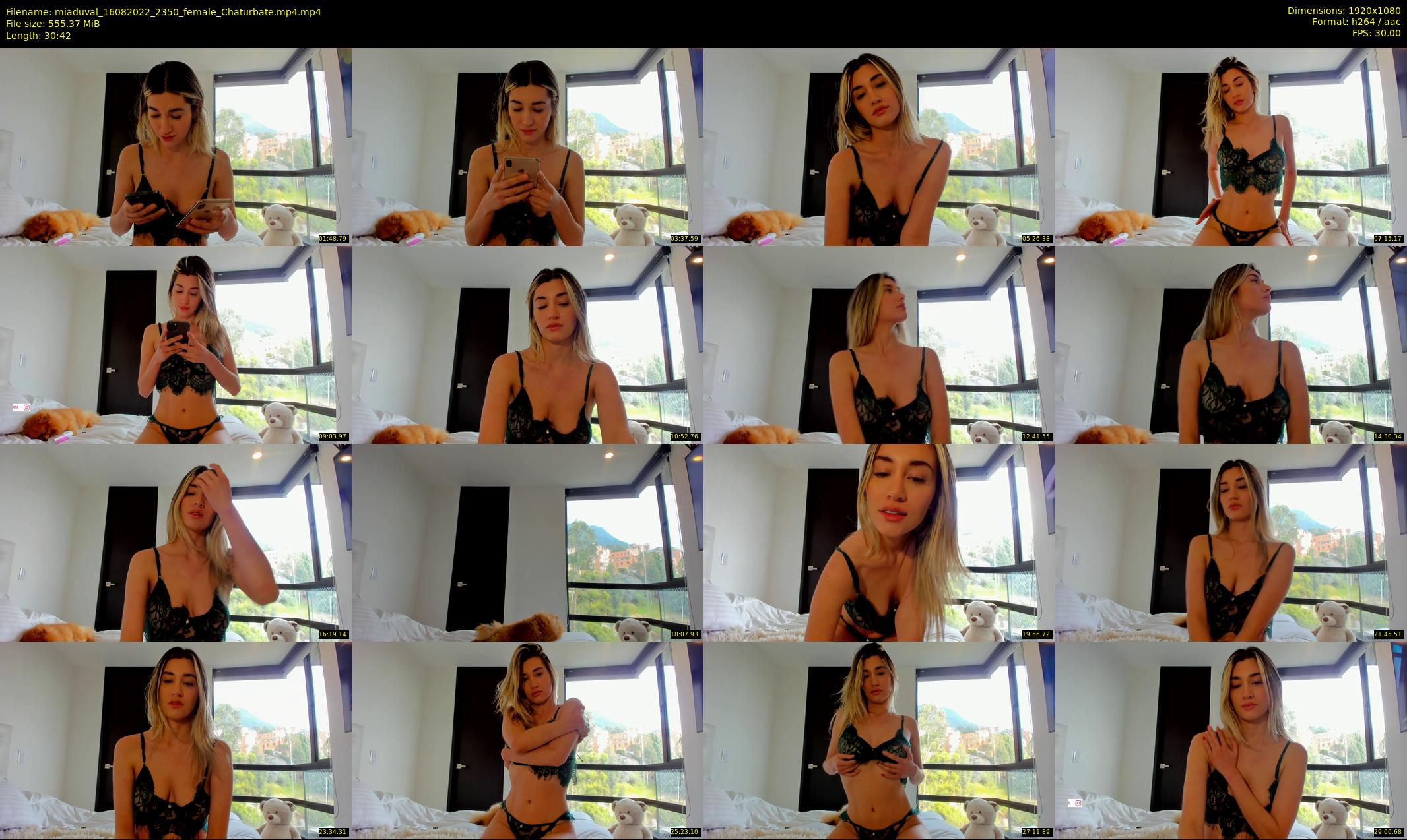 miaduval — 31 minute Chaturbate female cam show recording, 1080p, Aug 16, 2022
