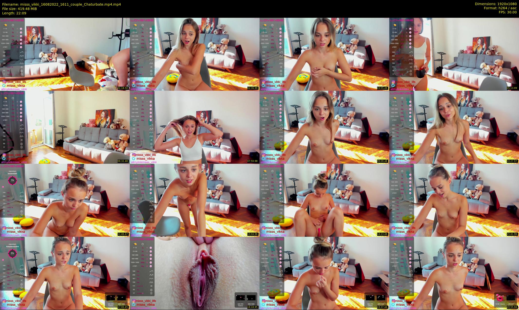 misss_vikki — 23 minute Chaturbate female cam show recording, 1080p, Aug 16, 2022