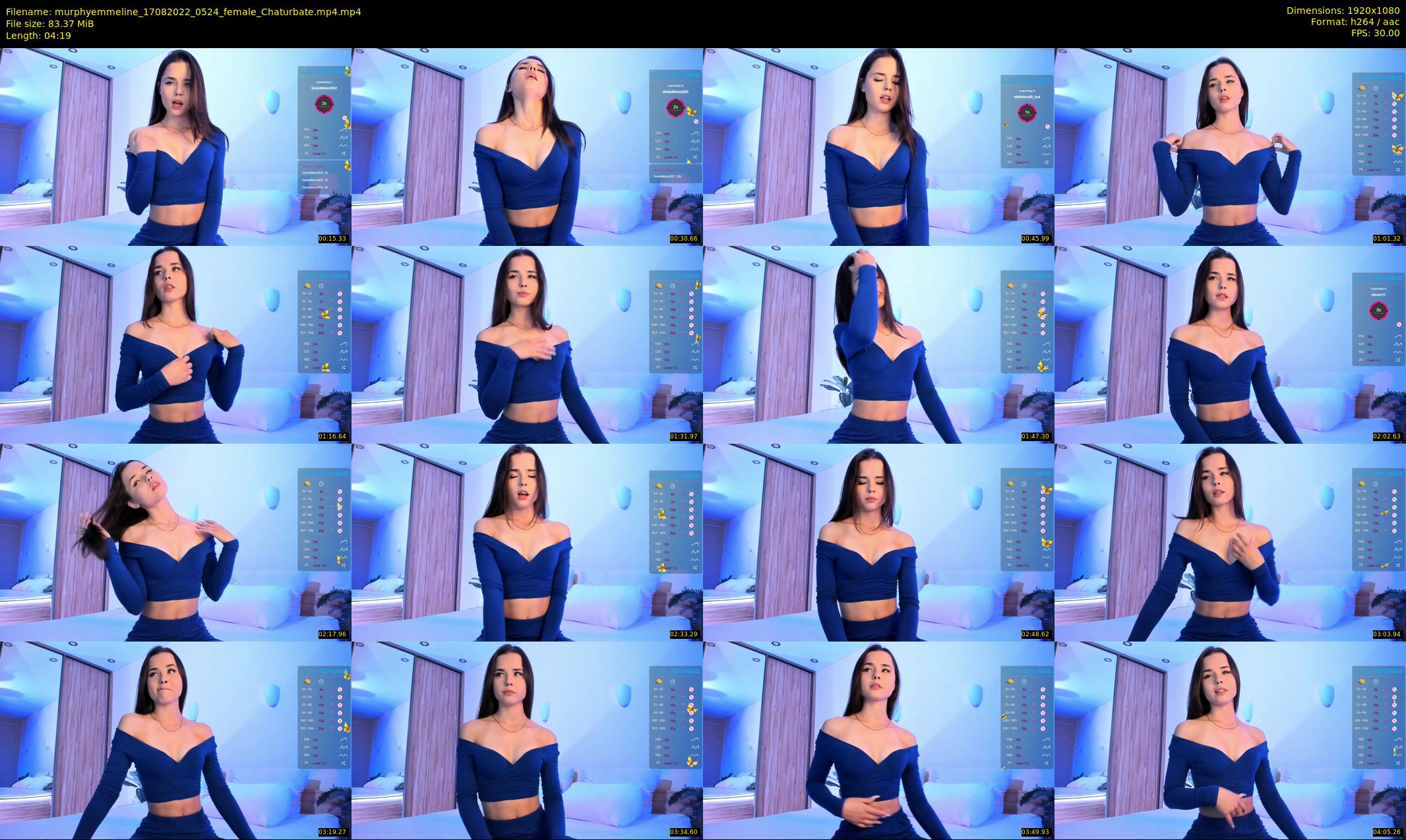 murphyemmeline — 5 minute Chaturbate female cam show recording, 1080p, Aug 17, 2022