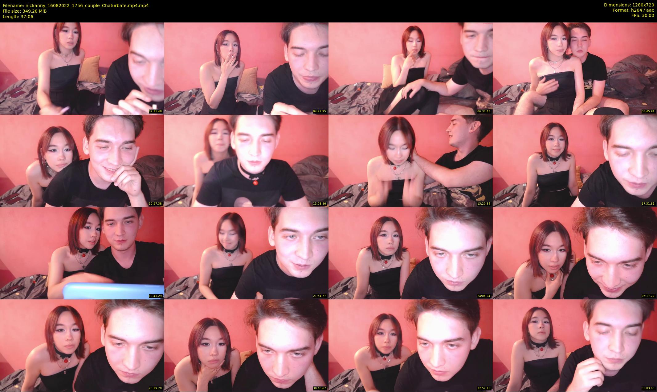 nickanny — 38 minute Chaturbate couple cam show recording, 720p, Aug 16, 2022