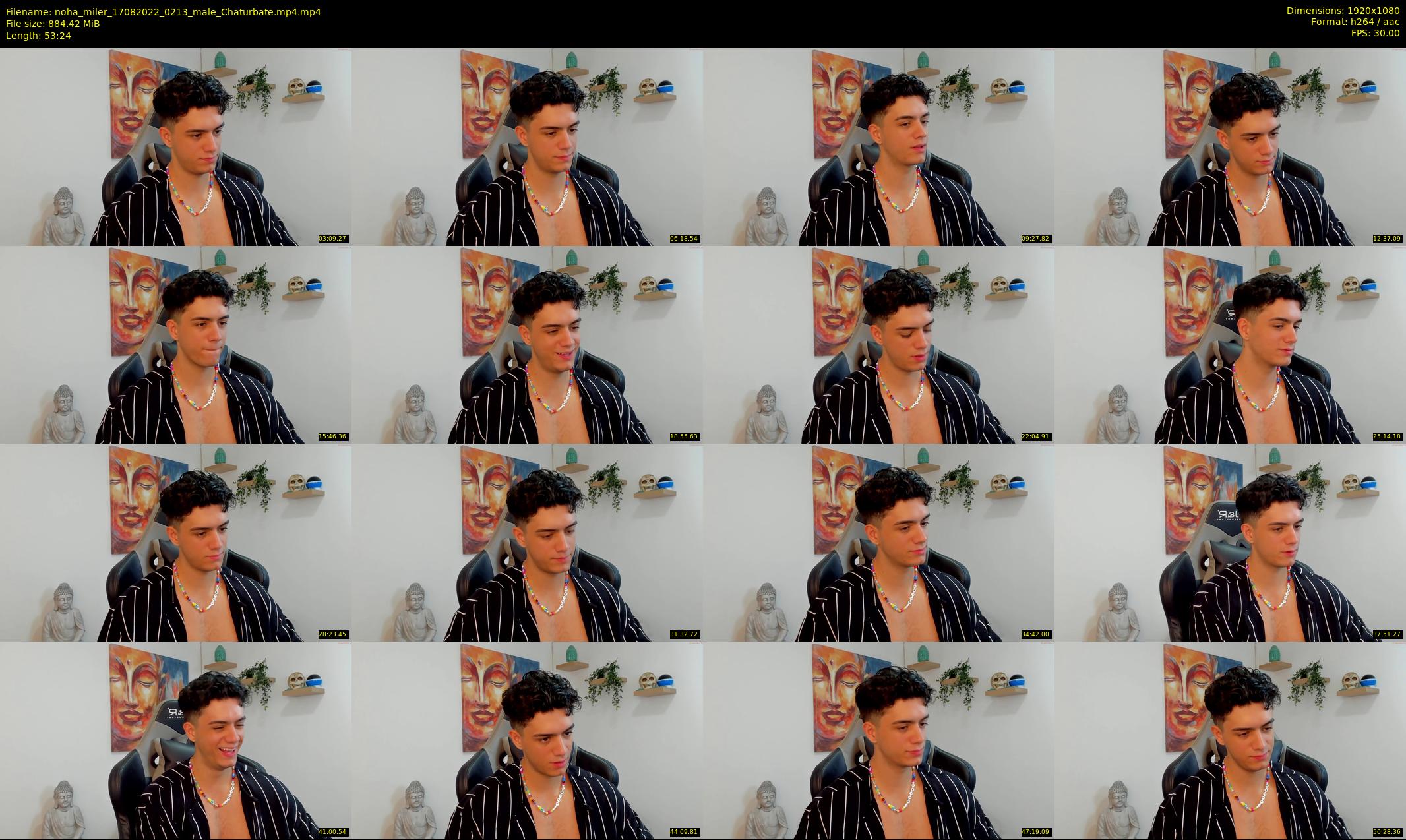 noha_miler — 54 minute Chaturbate male cam show recording, 1080p, Aug 17, 2022