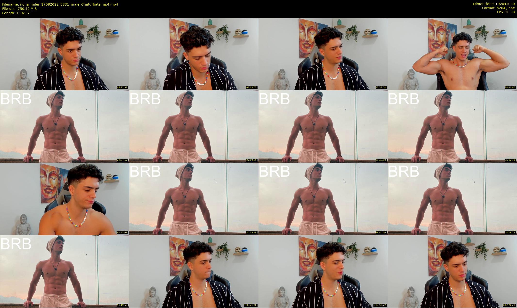 noha_miler — 77 minute Chaturbate male cam show recording, 1080p, Aug 17, 2022