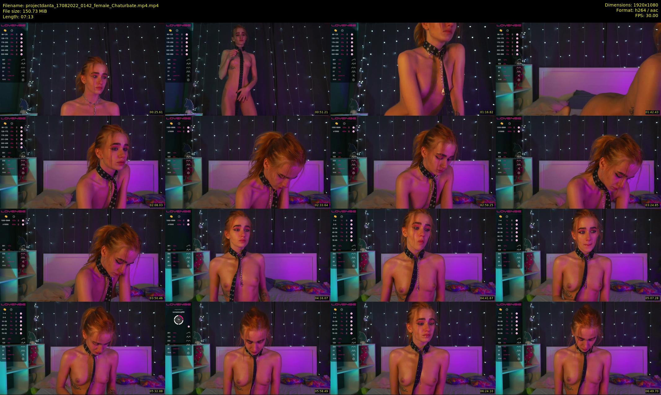 projectdanta — 8 minute Chaturbate female cam show recording, 1080p, Aug 17, 2022
