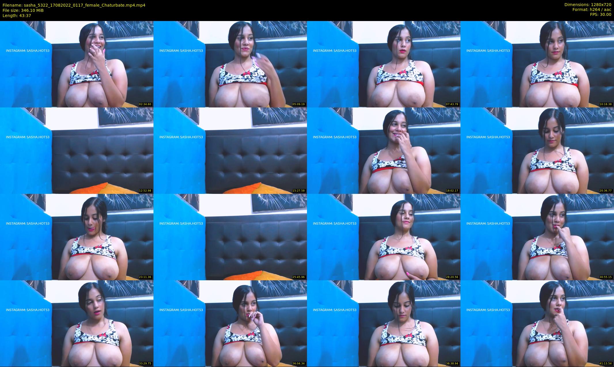 sasha_5322 — 44 minute Chaturbate female cam show recording, 720p, Aug 17, 2022