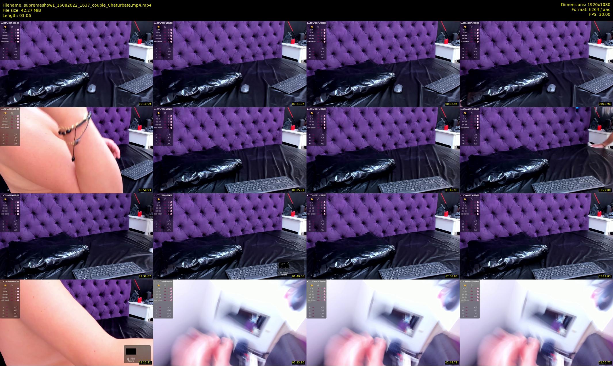 supremeshow1 — 4 minute Chaturbate couple cam show recording, 1080p, Aug 16, 2022