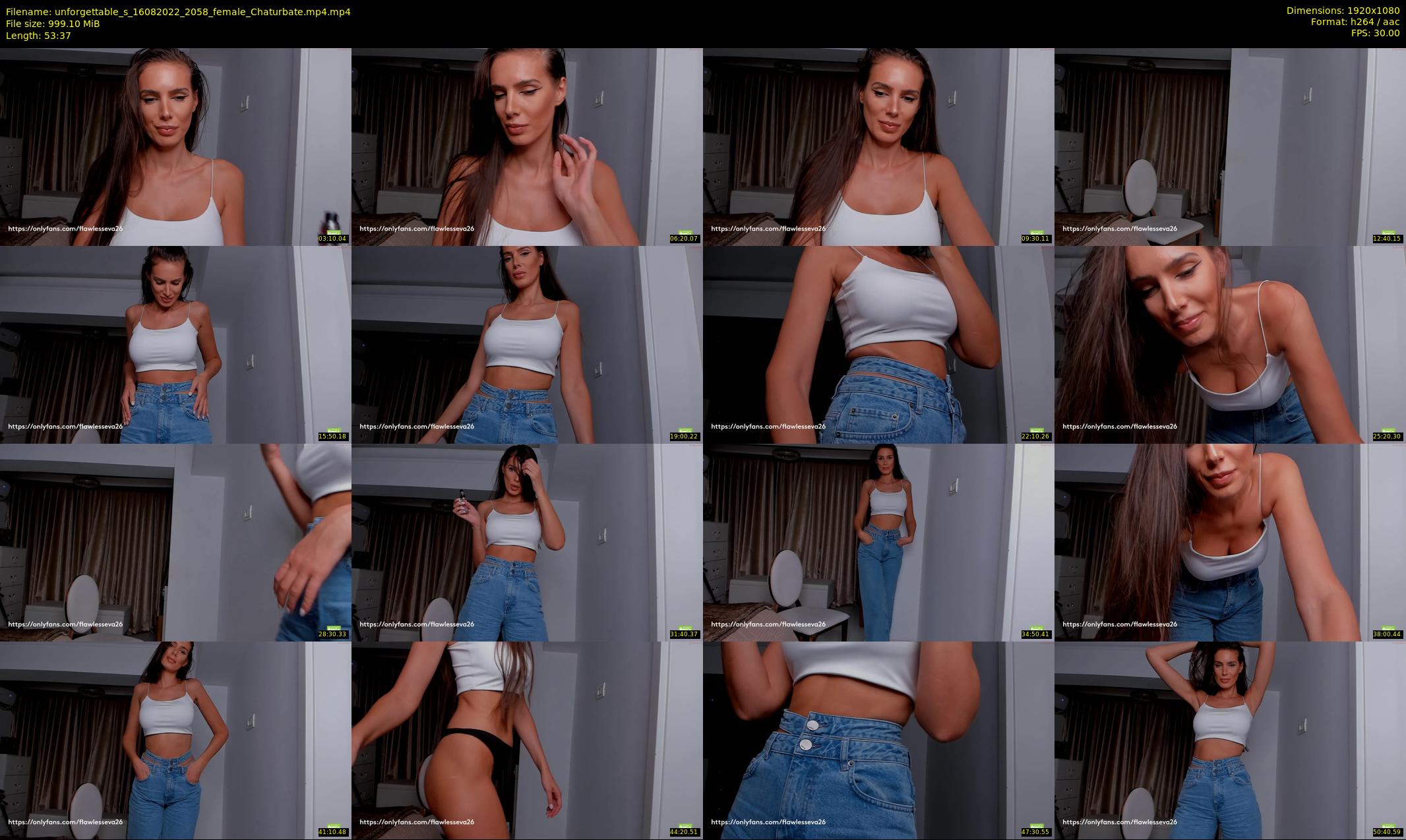 unforgettable_s — 54 minute Chaturbate female cam show recording, 1080p, Aug 16, 2022