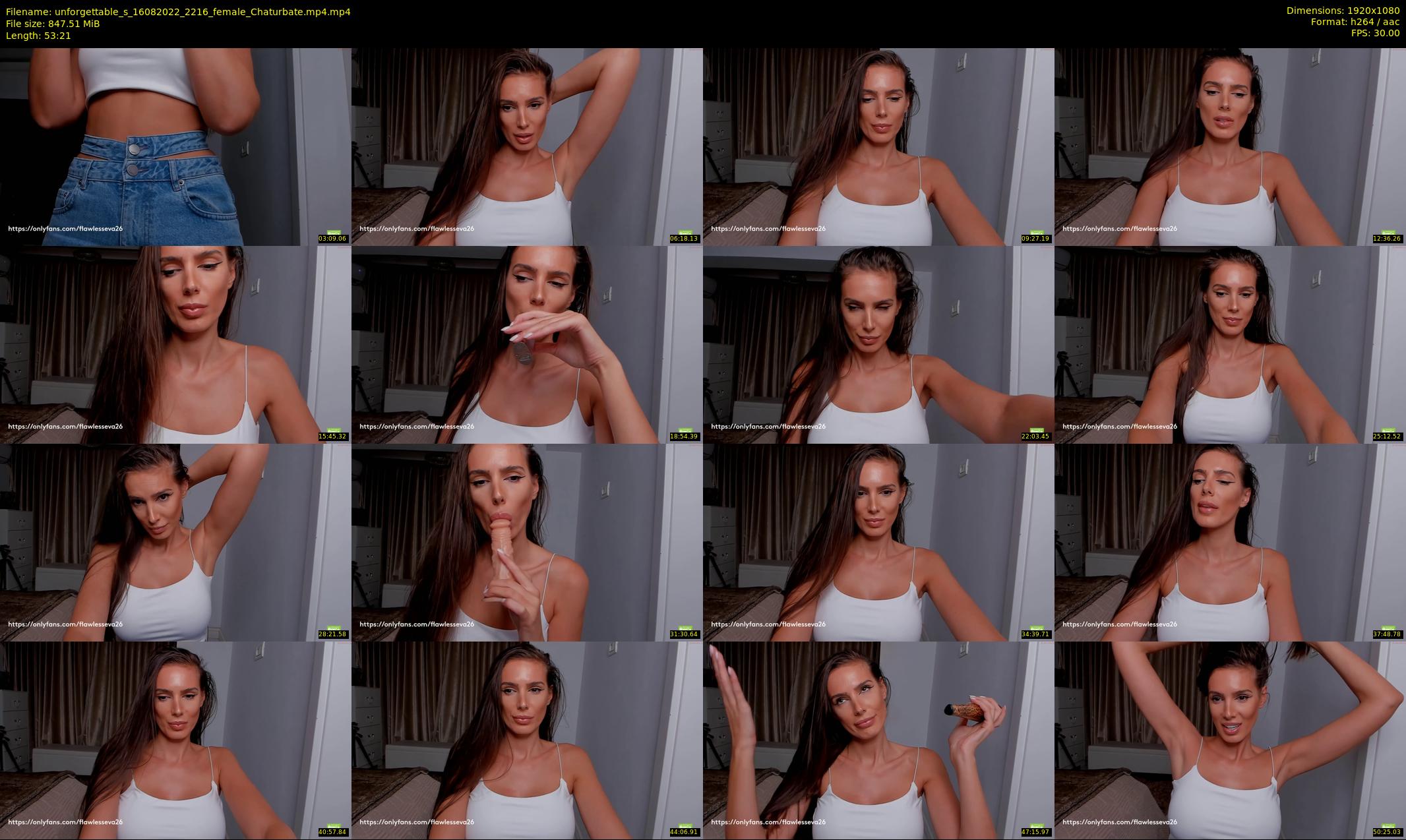 unforgettable_s — 54 minute Chaturbate female cam show recording, 1080p, Aug 16, 2022