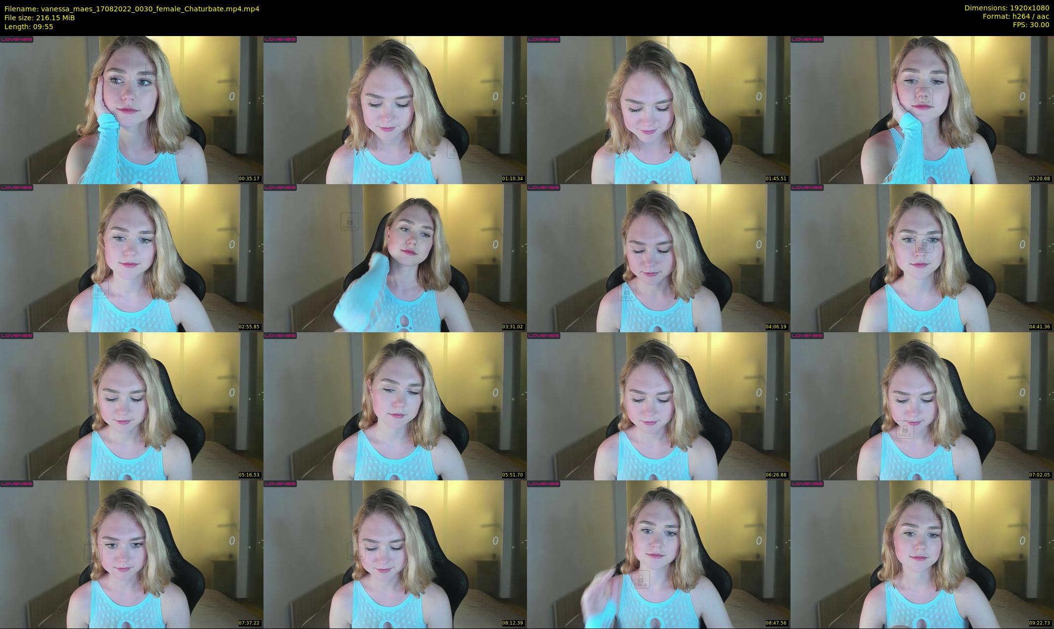 vanessa_maes — 10 minute Chaturbate female cam show recording, 1080p, Aug 17, 2022
