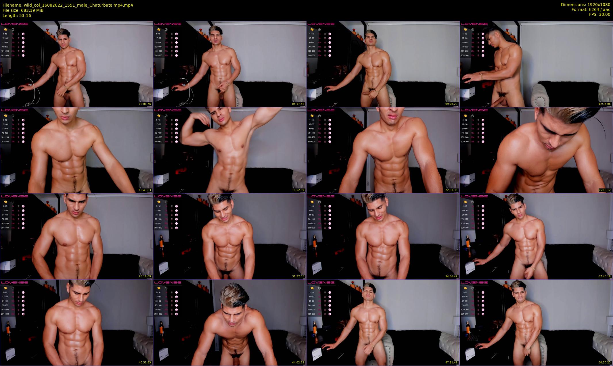 wild_col — 54 minute Chaturbate male cam show recording, 1080p, Aug 16, 2022