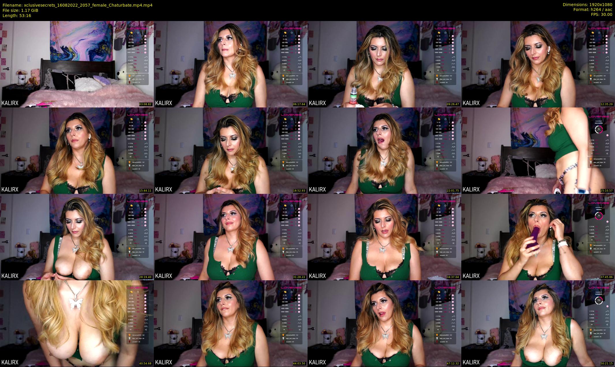 xclusivesecrets — 54 minute Chaturbate female cam show recording, 1080p, Aug 16, 2022