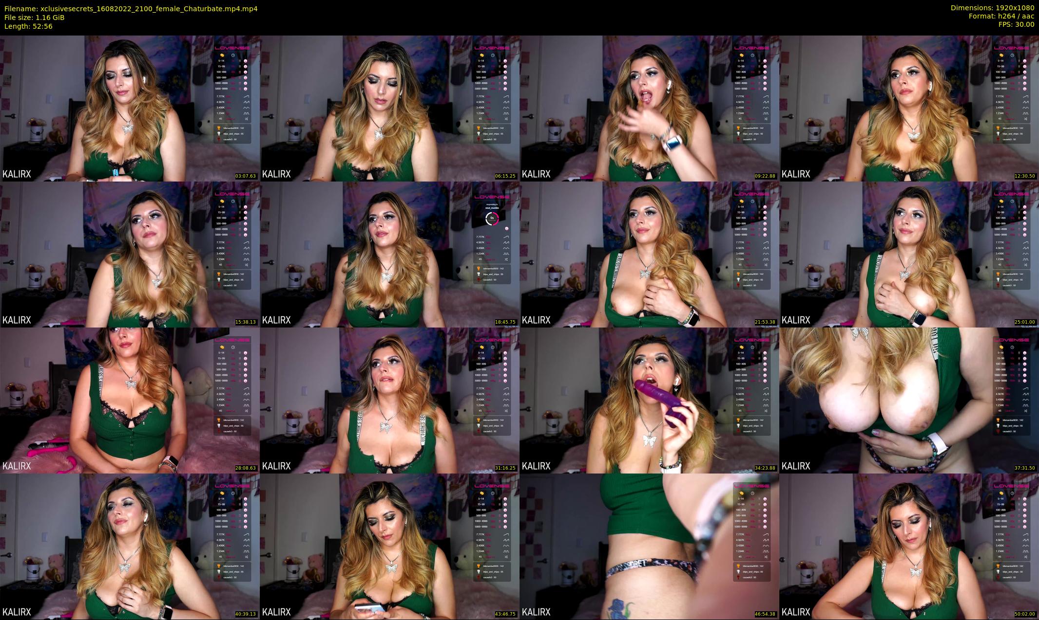 xclusivesecrets — 53 minute Chaturbate female cam show recording, 1080p, Aug 16, 2022