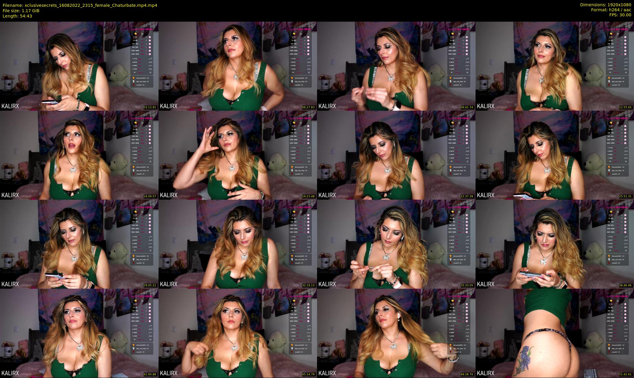 xclusivesecrets — 55 minute Chaturbate female cam show recording, 1080p, Aug 16, 2022