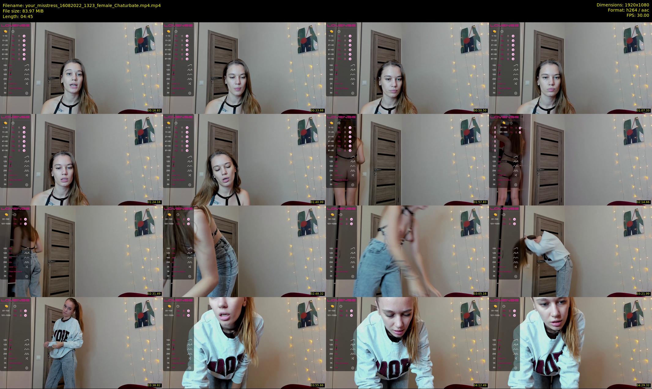 your_misstress — 5 minute Chaturbate female cam show recording, 1080p, Aug 16, 2022