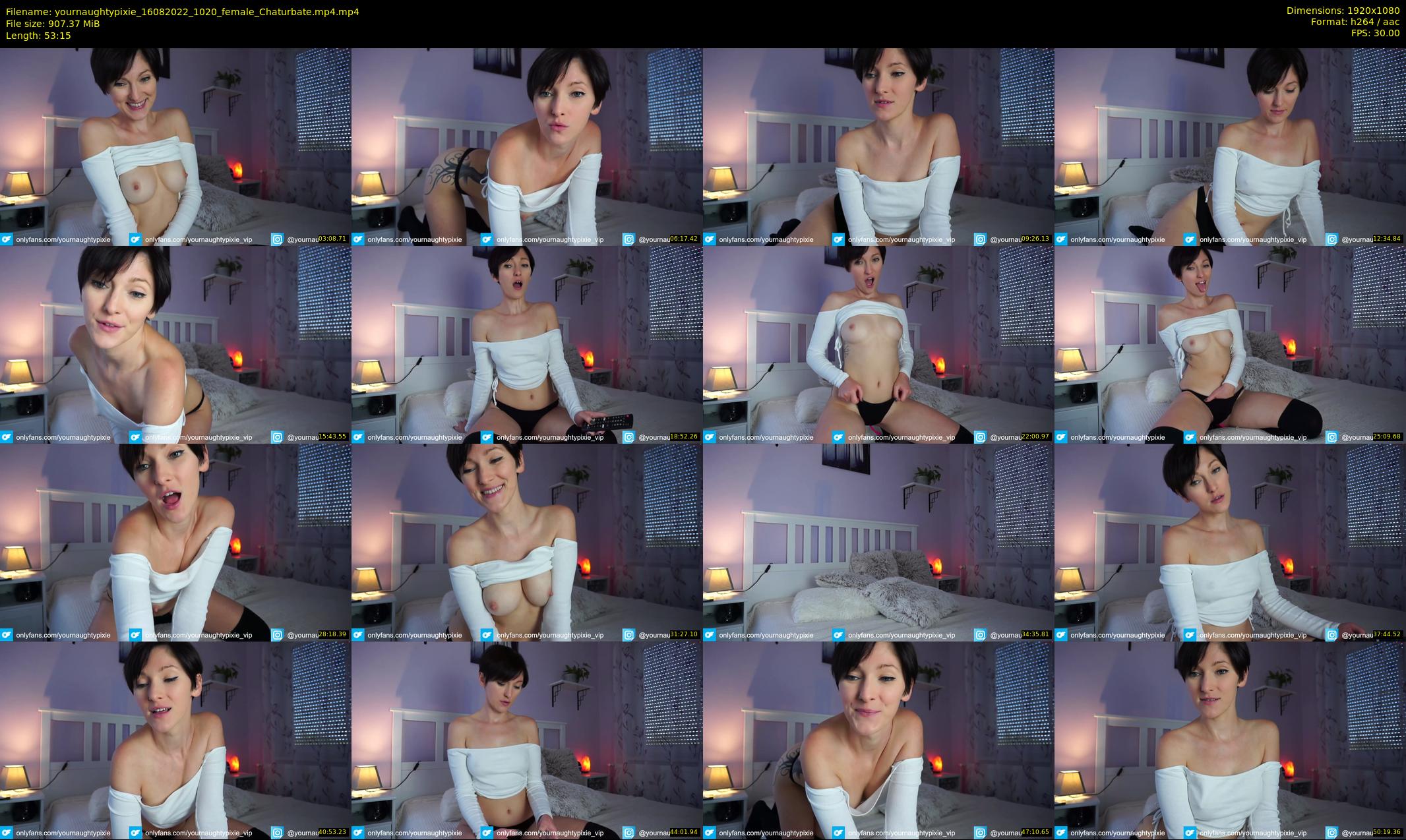 yournaughtypixie — 54 minute Chaturbate couple cam show recording, 1080p, Aug 16, 2022