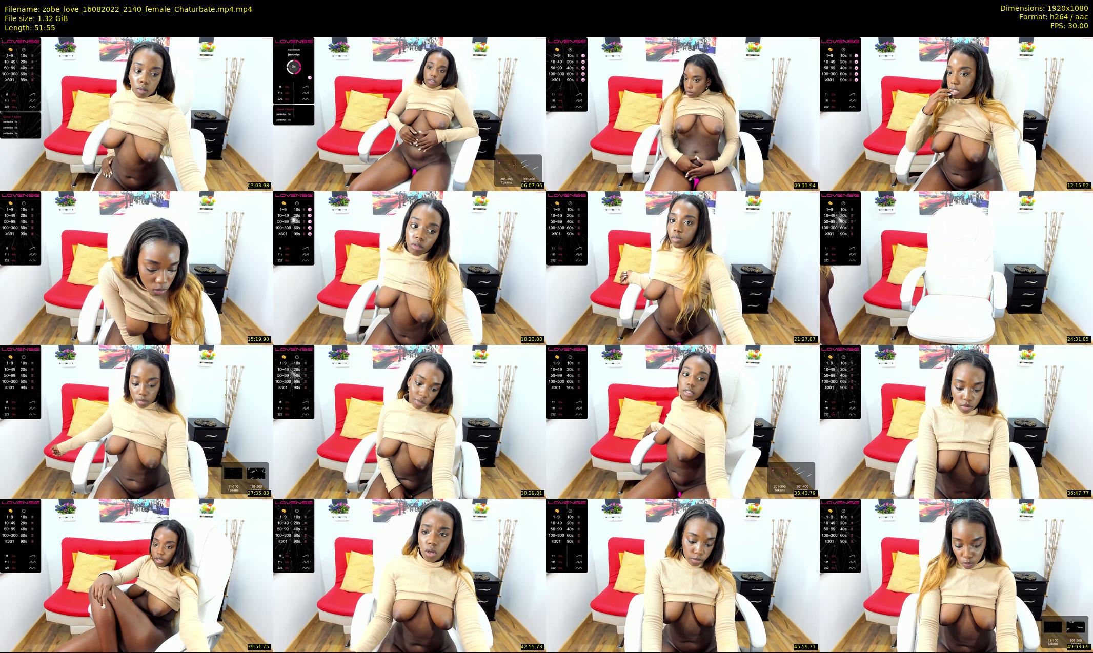 zobe_love — 52 minute Chaturbate female cam show recording, 1080p, Aug 16, 2022