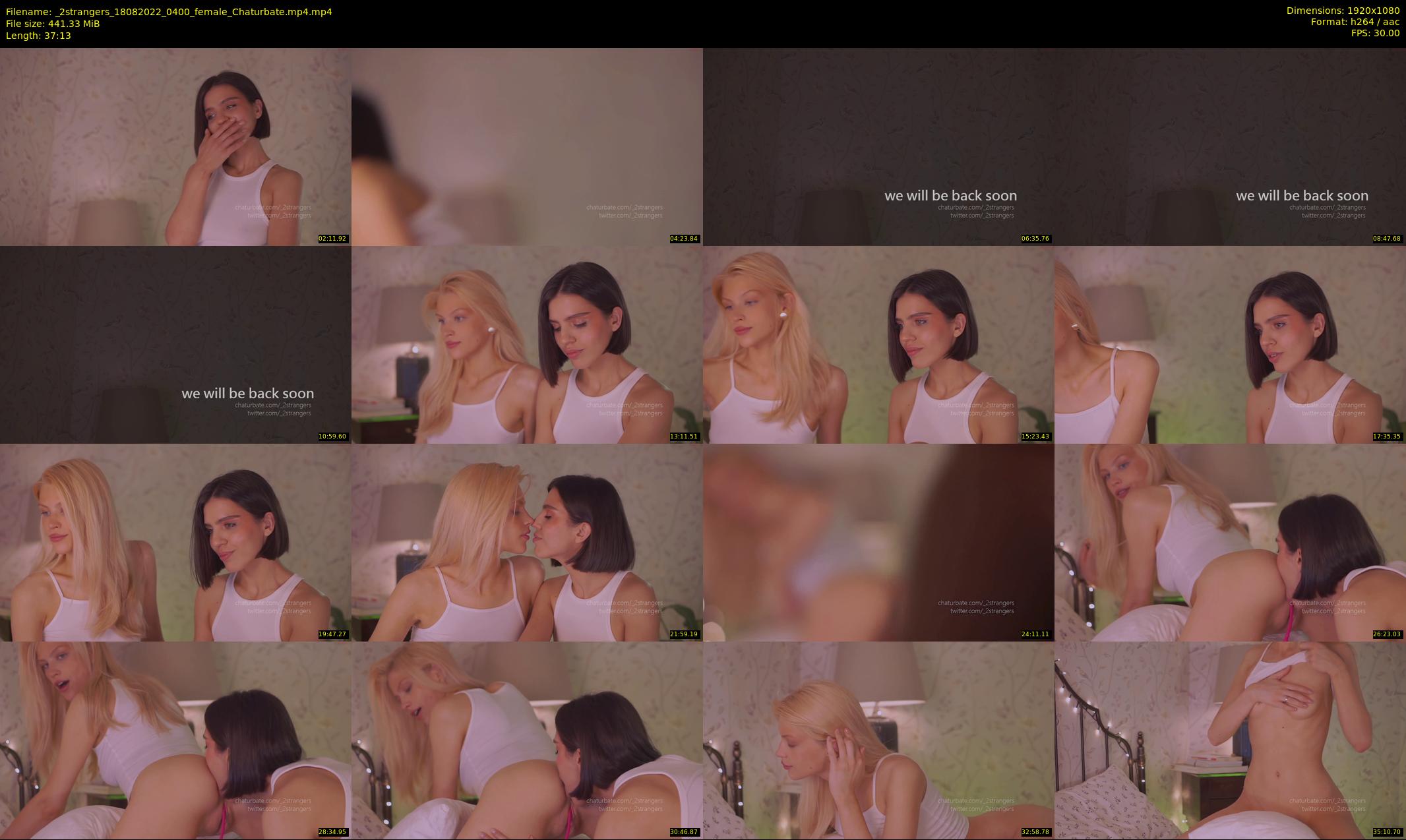 _2strangers — 38 minute Chaturbate couple cam show recording, 1080p, Aug 18, 2022