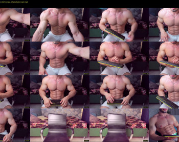 adam_muscle_ — 18 minute Chaturbate male cam show recording, 1080p, Aug 17, 2022