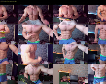 adam_muscle_ — 54 minute Chaturbate male cam show recording, 1080p, Aug 17, 2022