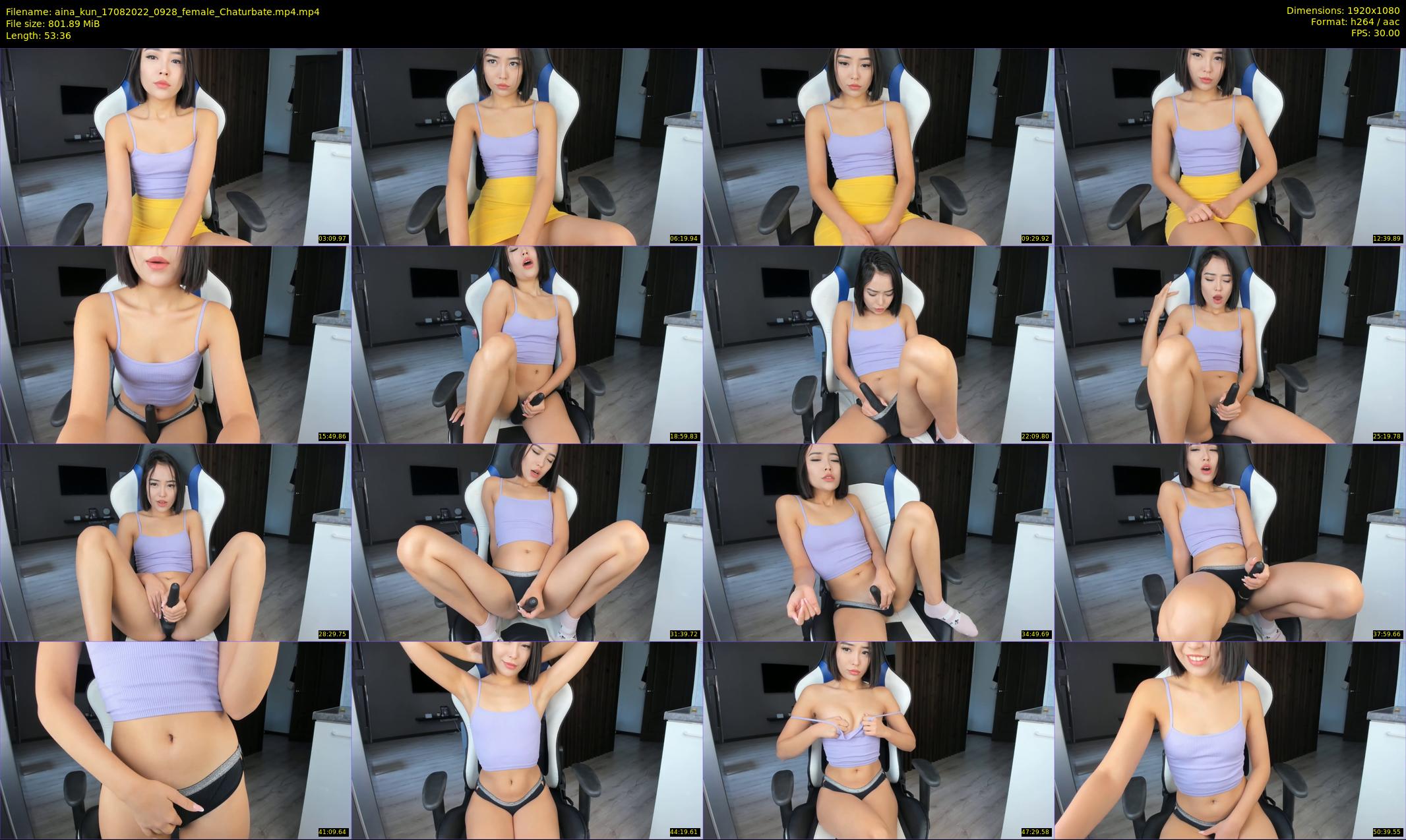 aina_kun — 54 minute Chaturbate female cam show recording, 1080p, Aug 17, 2022