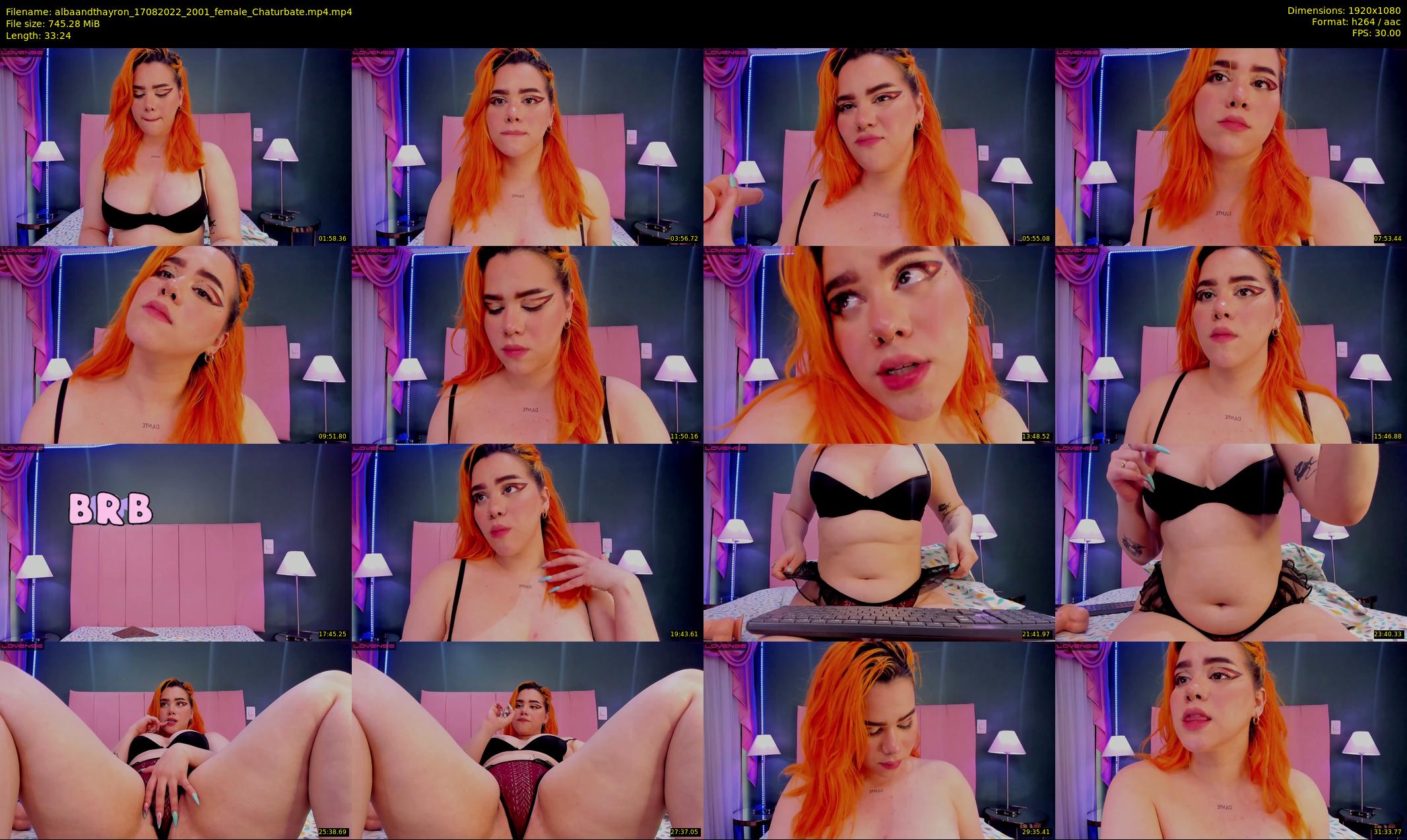 albaandthayron — 34 minute Chaturbate couple cam show recording, 1080p, Aug 17, 2022