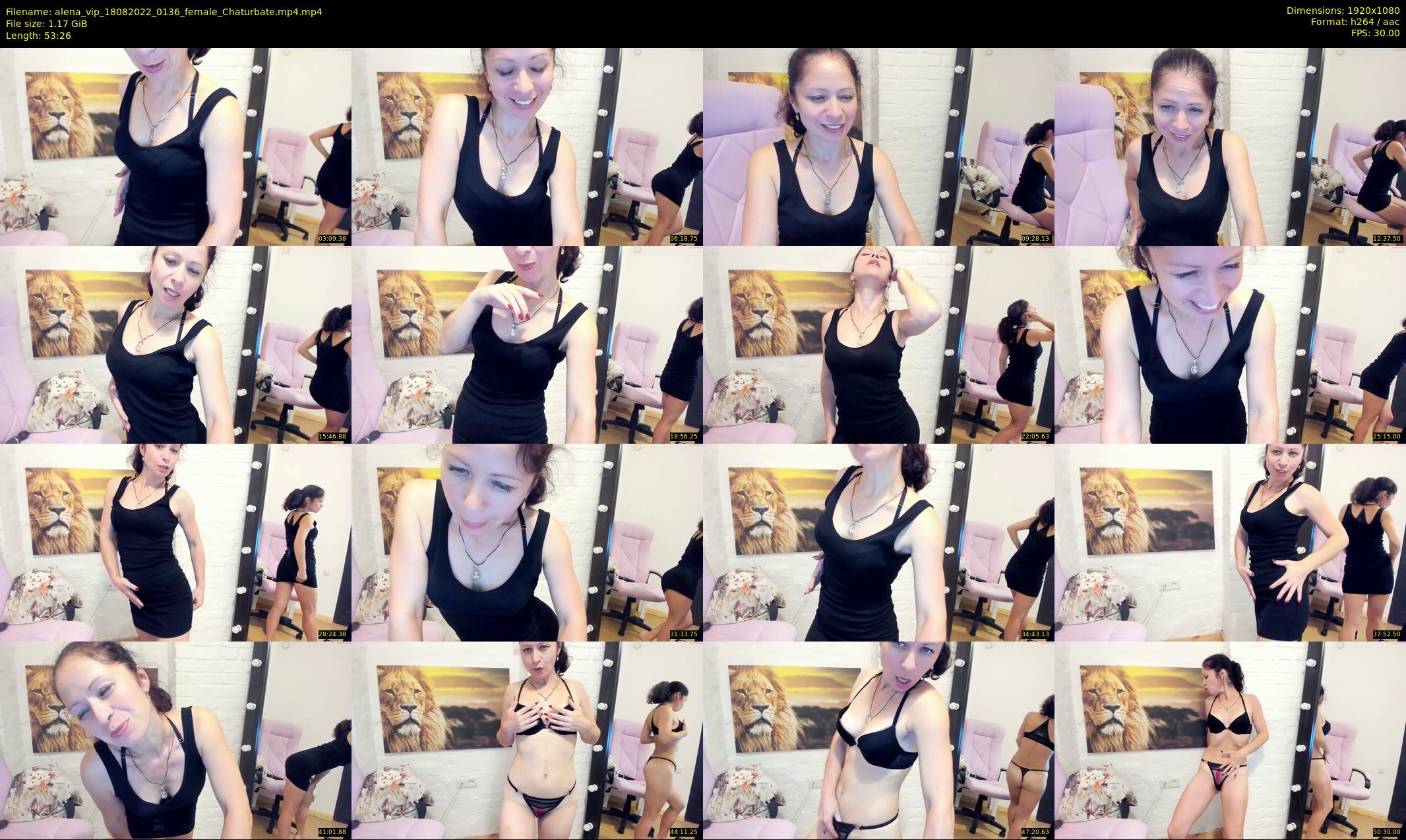 alena_vip — 54 minute Chaturbate female cam show recording, 1080p, Aug 18, 2022