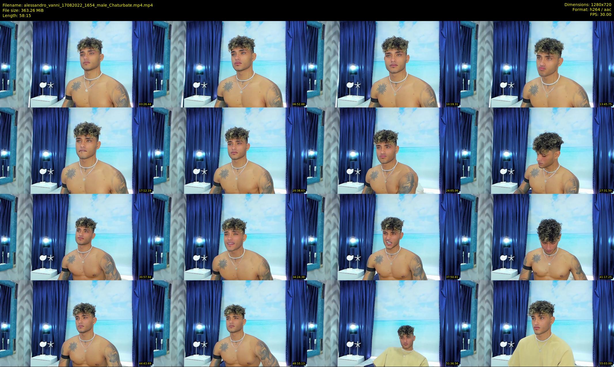 alessandro_vanni — 59 minute Chaturbate male cam show recording, 720p, Aug 17, 2022