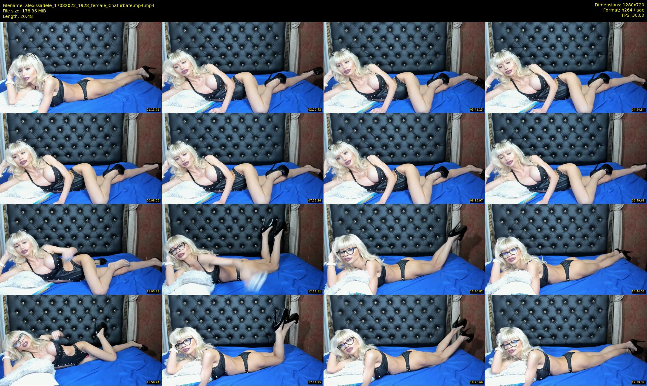 alexissadele — 21 minute Chaturbate female cam show recording, 720p, Aug 17, 2022