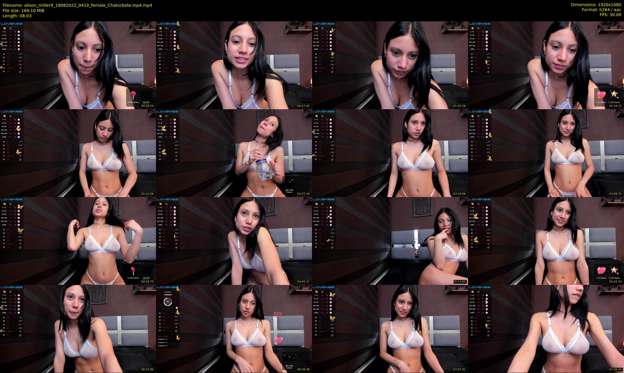 alison_miller9 — 9 minute Chaturbate female cam show recording, 1080p, Aug 18, 2022