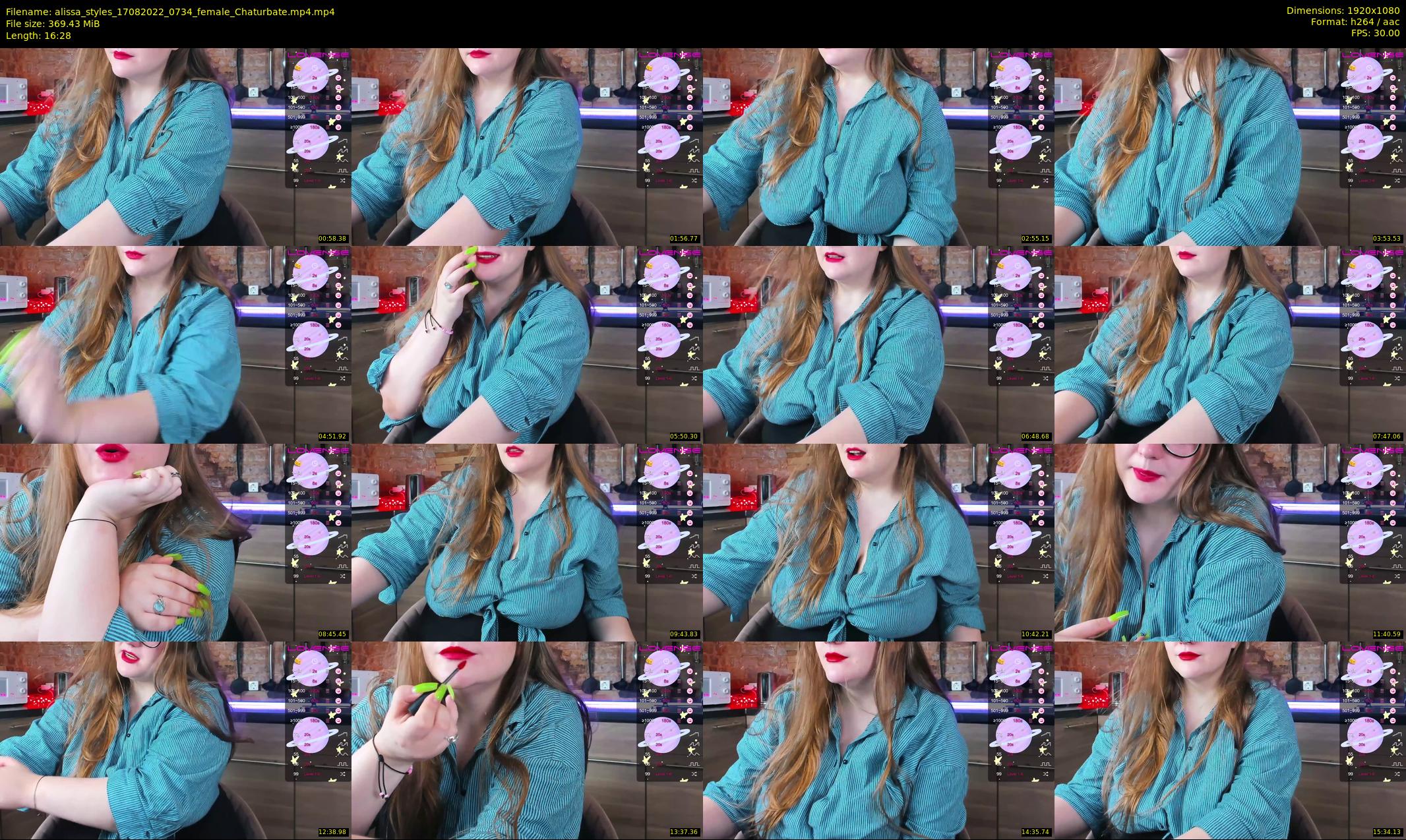 alissa_styles — 17 minute Chaturbate female cam show recording, 1080p, Aug 17, 2022